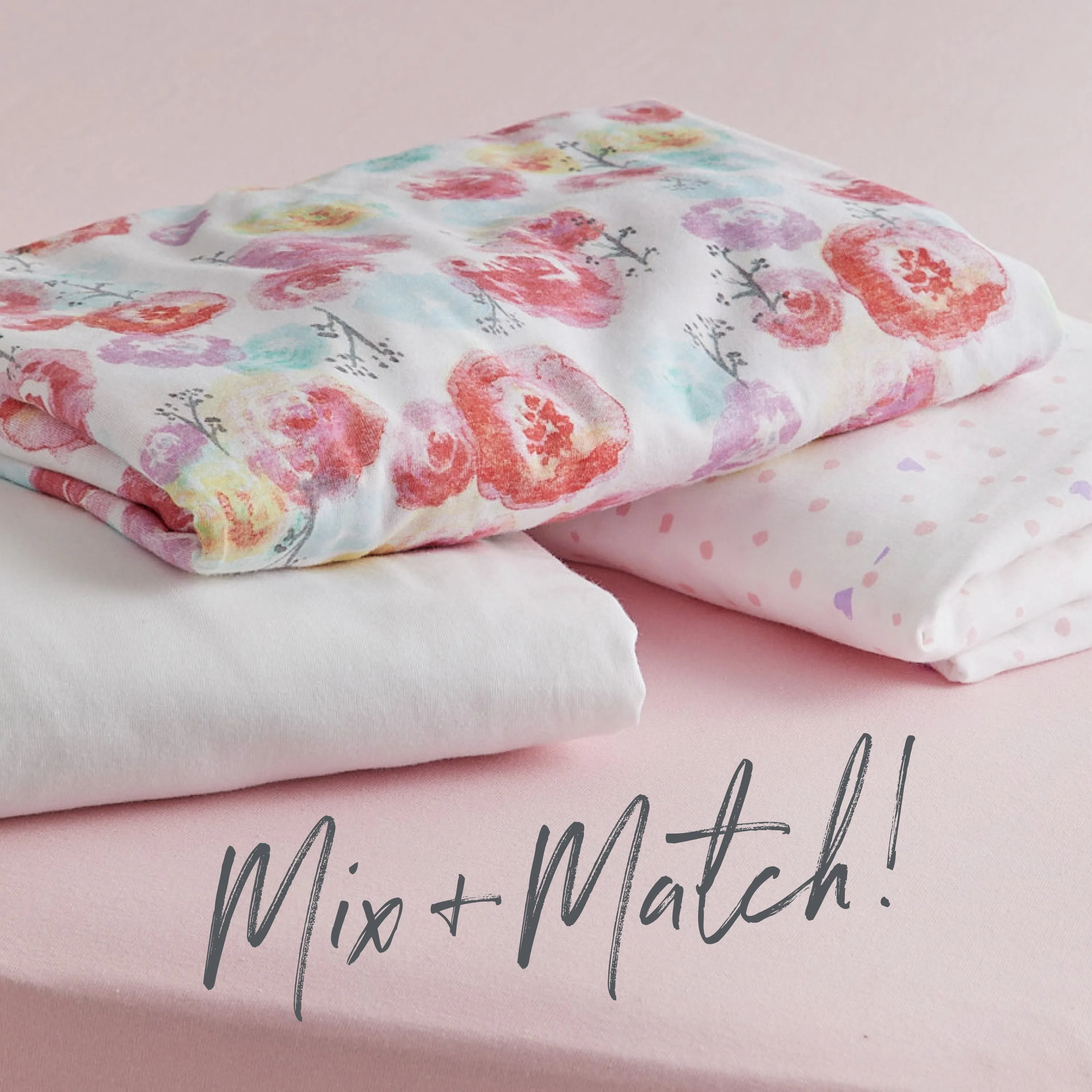 2-Pack Organic Cotton Fitted Crib Sheets