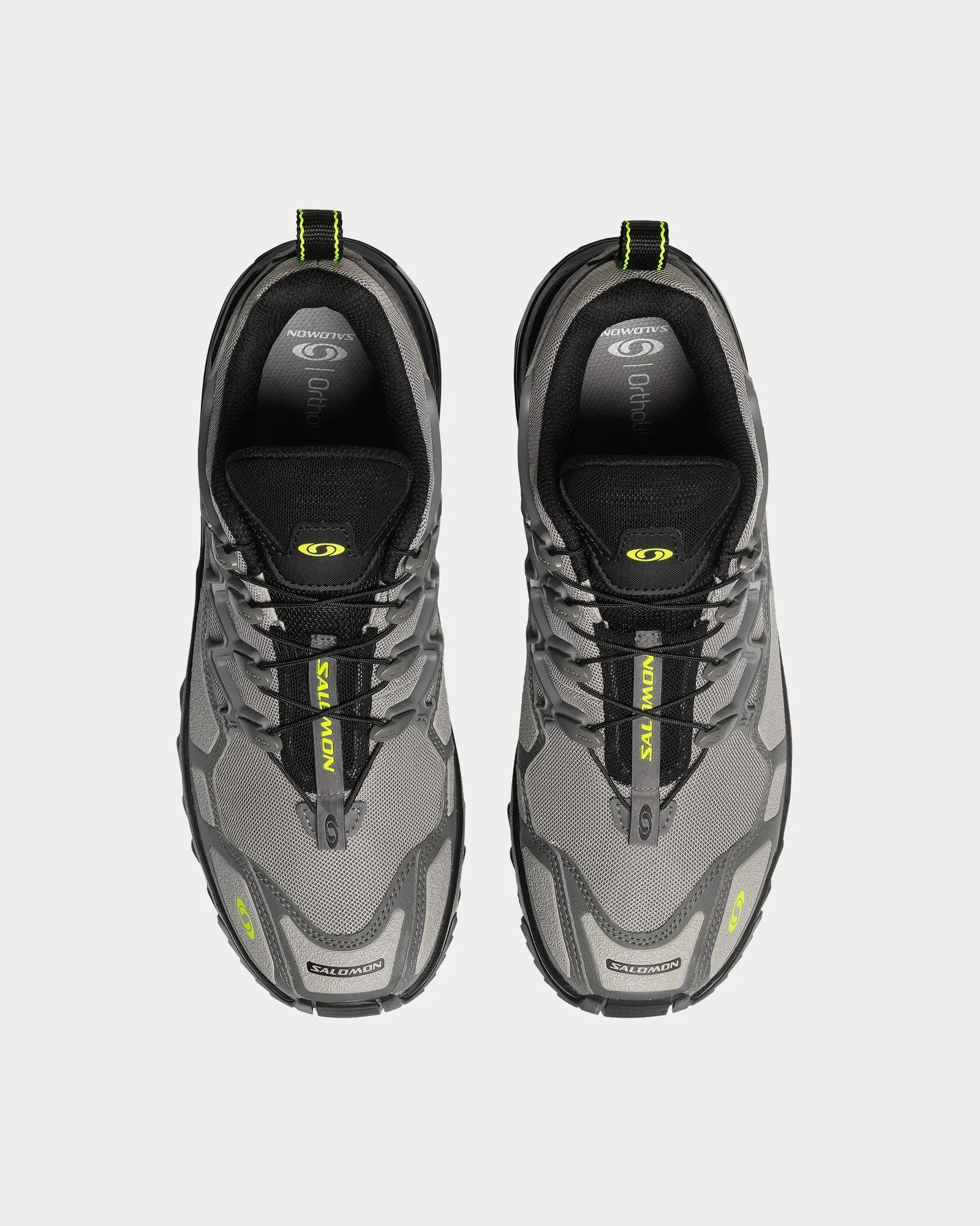 ACS   Pewter / Black / Safety Yellow Low Top Sneakers