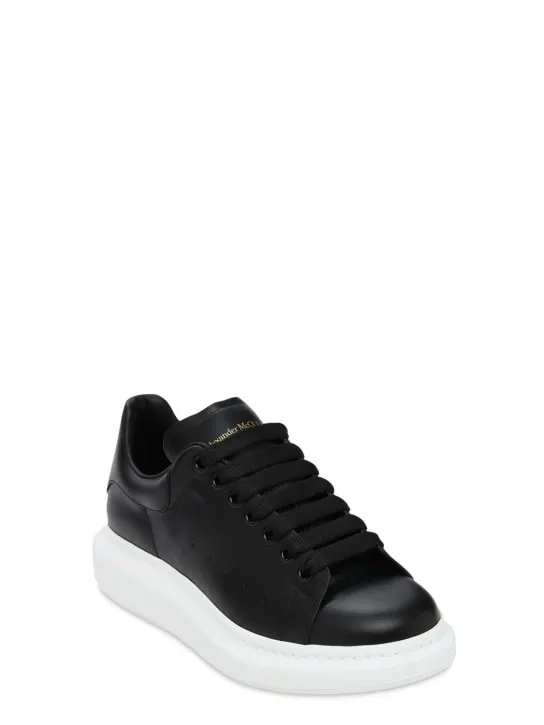 Alexander McQueen   45mm Oversize leather sneakers 