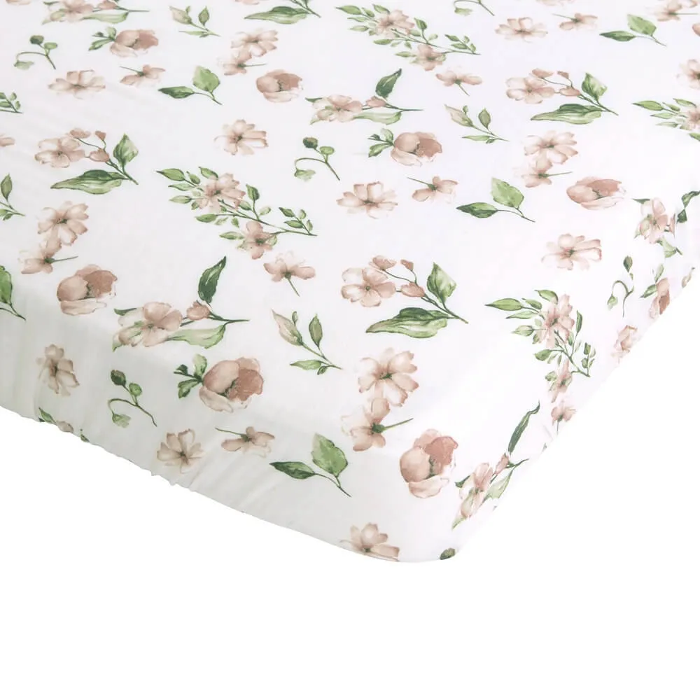 All4Ella Bamboo Cotton Cot Sheet