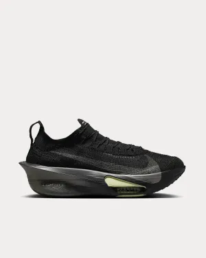 Alphafly 3 Black / Olive Aura / Metallic Silver / Metallic Medium Ash Running Shoes