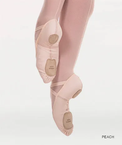 Angelo Luzio by Body Wrappers - INSTANT FIT 4-Way totalSTRETCH® Ballet Slipper - Child/Adult (248C/ 248A) - Peach - Final Sale