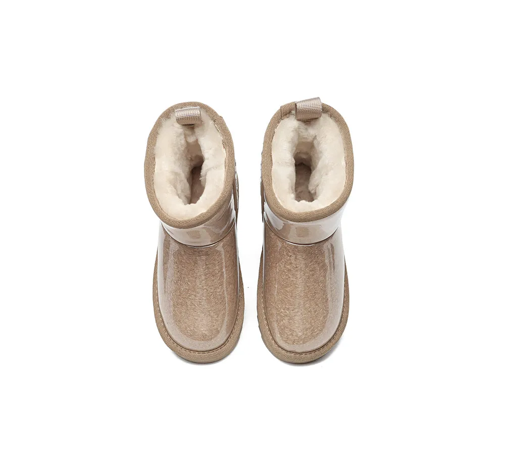 Australian Shepherd® Kids Ugg Boots Clear Waterproof and Shearling Coated Classic