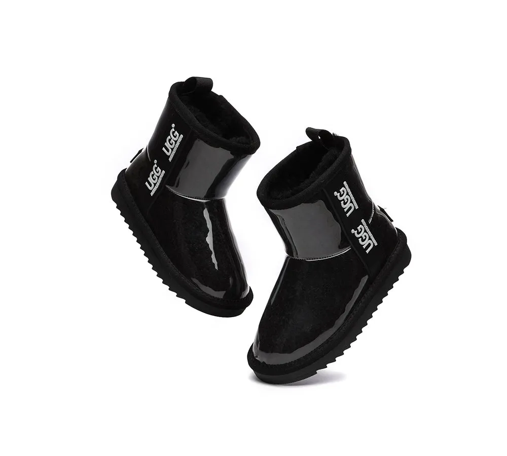 Australian Shepherd® Kids Ugg Boots Clear Waterproof and Shearling Coated Classic