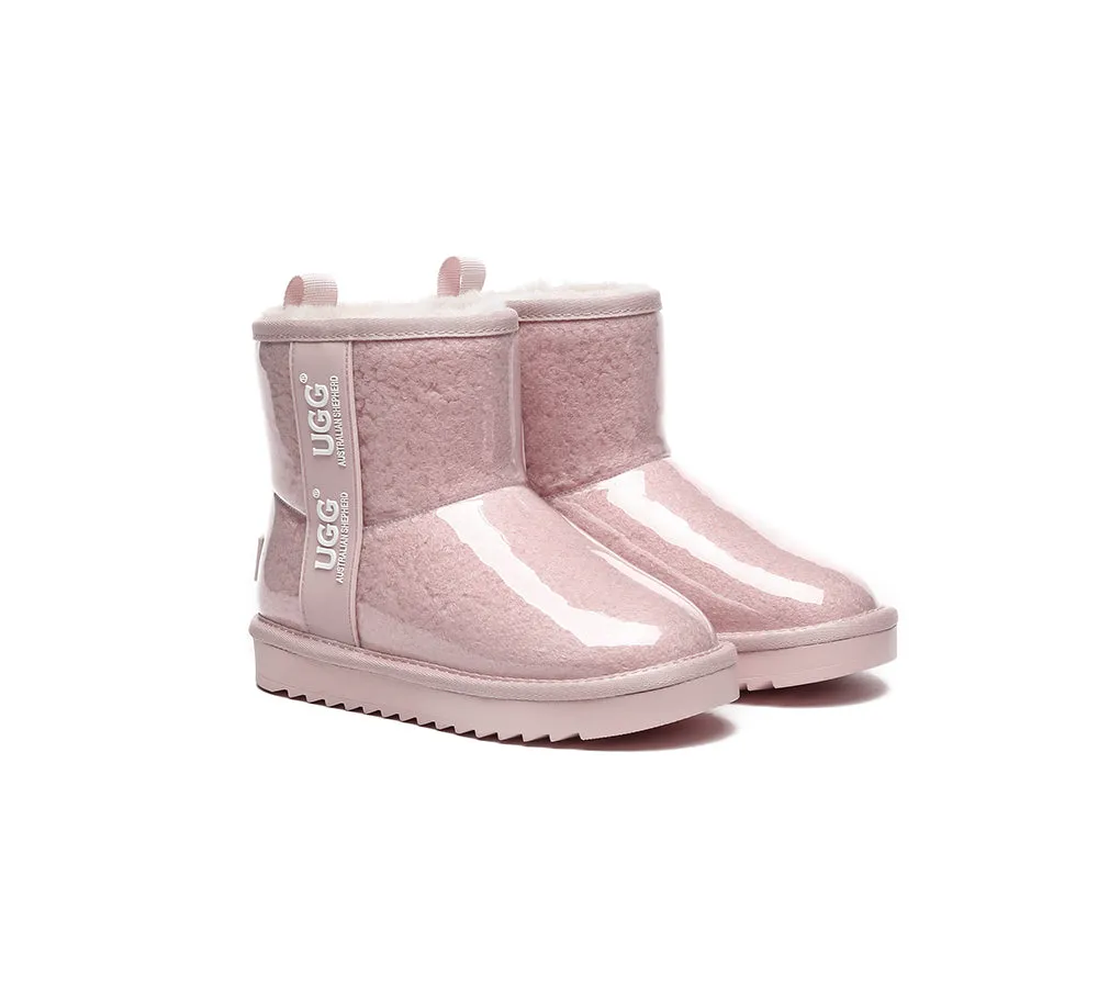 Australian Shepherd® Kids Ugg Boots Clear Waterproof and Shearling Coated Classic