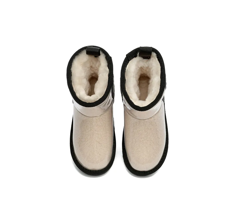 Australian Shepherd® Kids Ugg Boots Clear Waterproof and Shearling Coated Classic