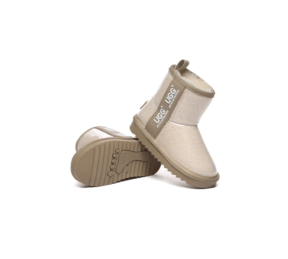 Australian Shepherd® Kids Ugg Boots Clear Waterproof and Shearling Coated Classic