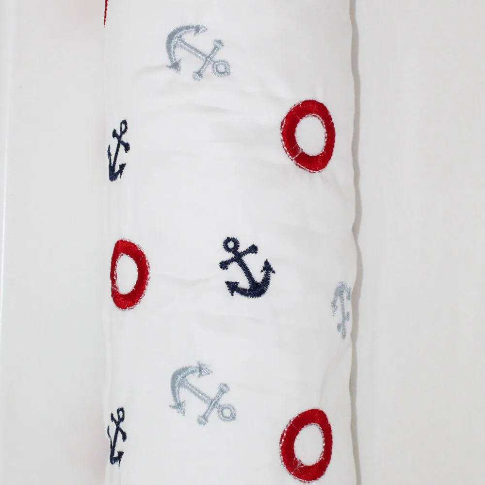 Babes & Kids Cotbumper Cover Embroidered