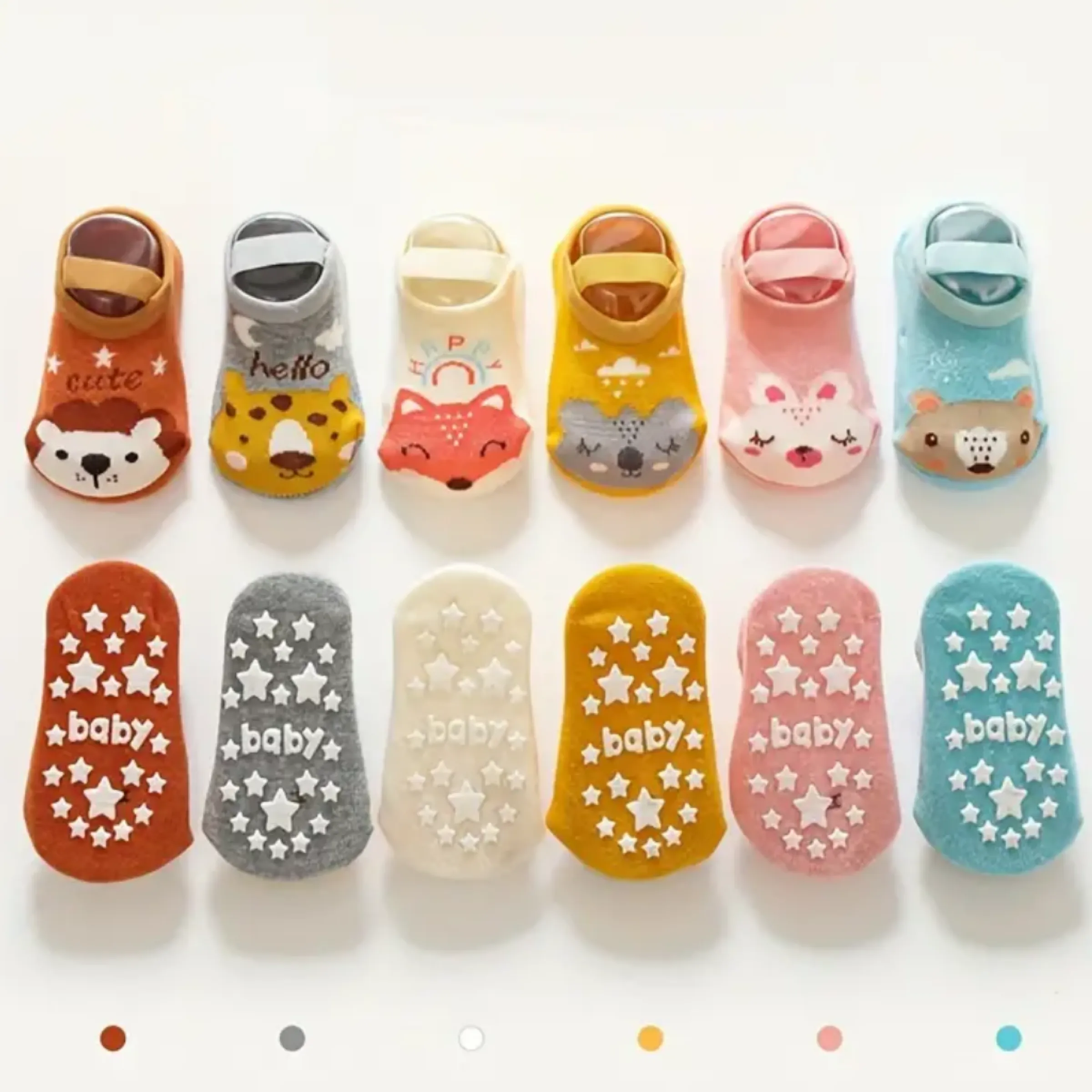 Baby Animal Grippy Socks