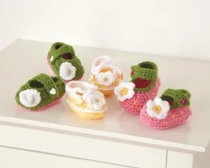 Baby Booties Trio Pattern