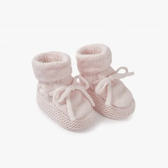 Baby Knitted Boots Pink BA0075