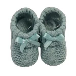 Baby Sage Green Booties
