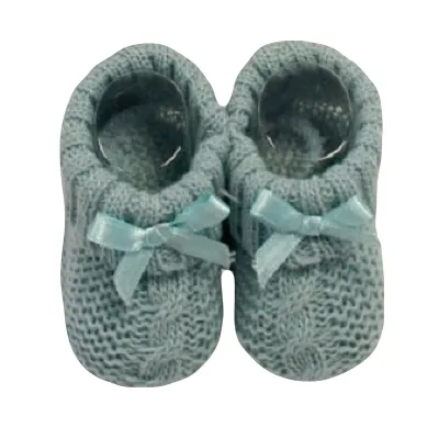 Baby Sage Green Booties