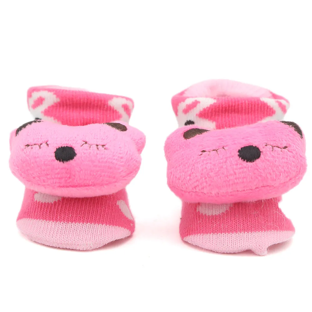 Baby Socks Booties - Pink
