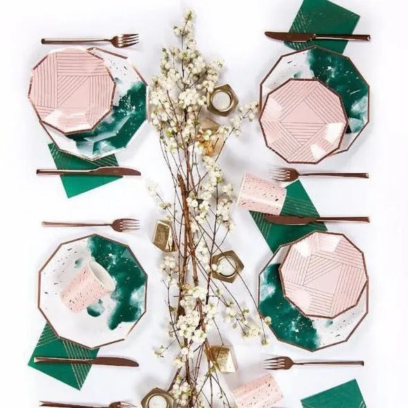 BLUSH & ROSE GOLD CUPS