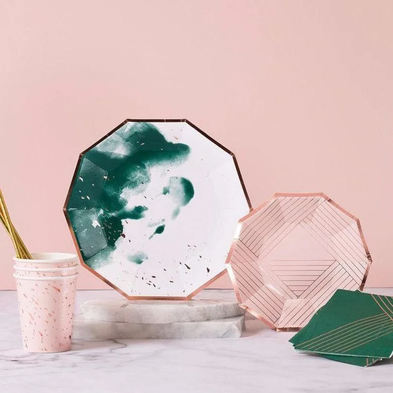 BLUSH & ROSE GOLD CUPS
