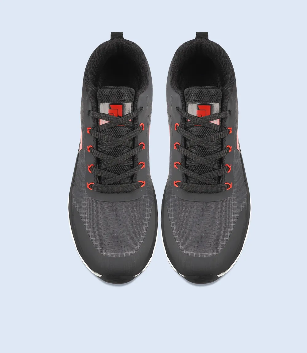 BM6721-GREY/RED-Men Sneakers