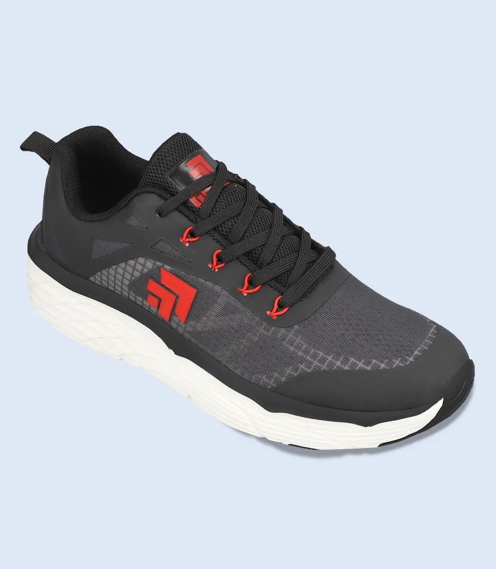 BM6721-GREY/RED-Men Sneakers