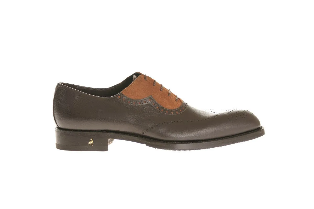 Bologna Deer and Calf Oxford Shoes
