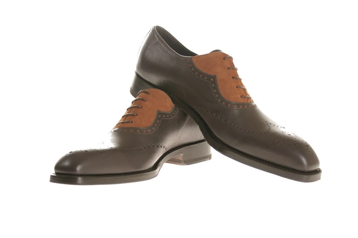 Bologna Deer and Calf Oxford Shoes