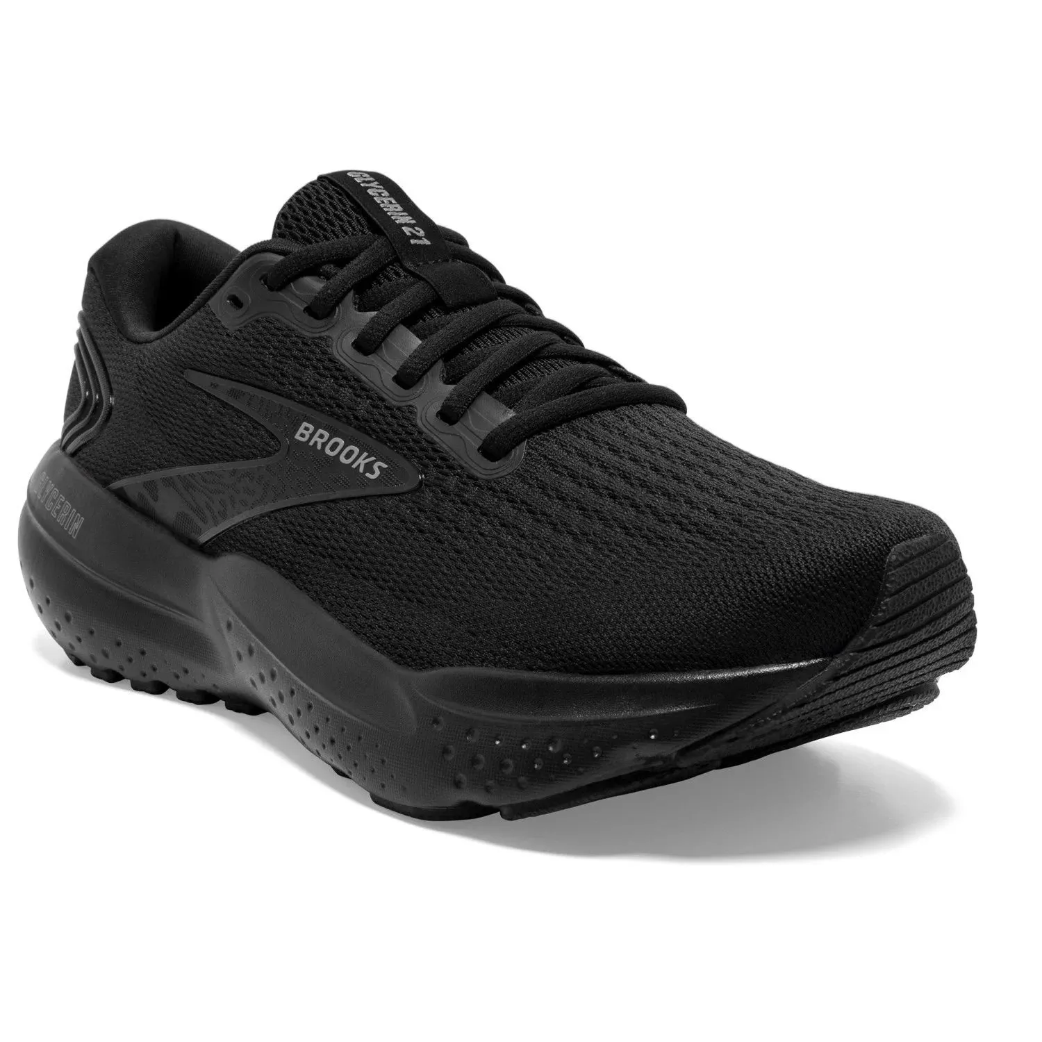 Brooks Glycerin 21 Mens Running - Black / Black / Ebony