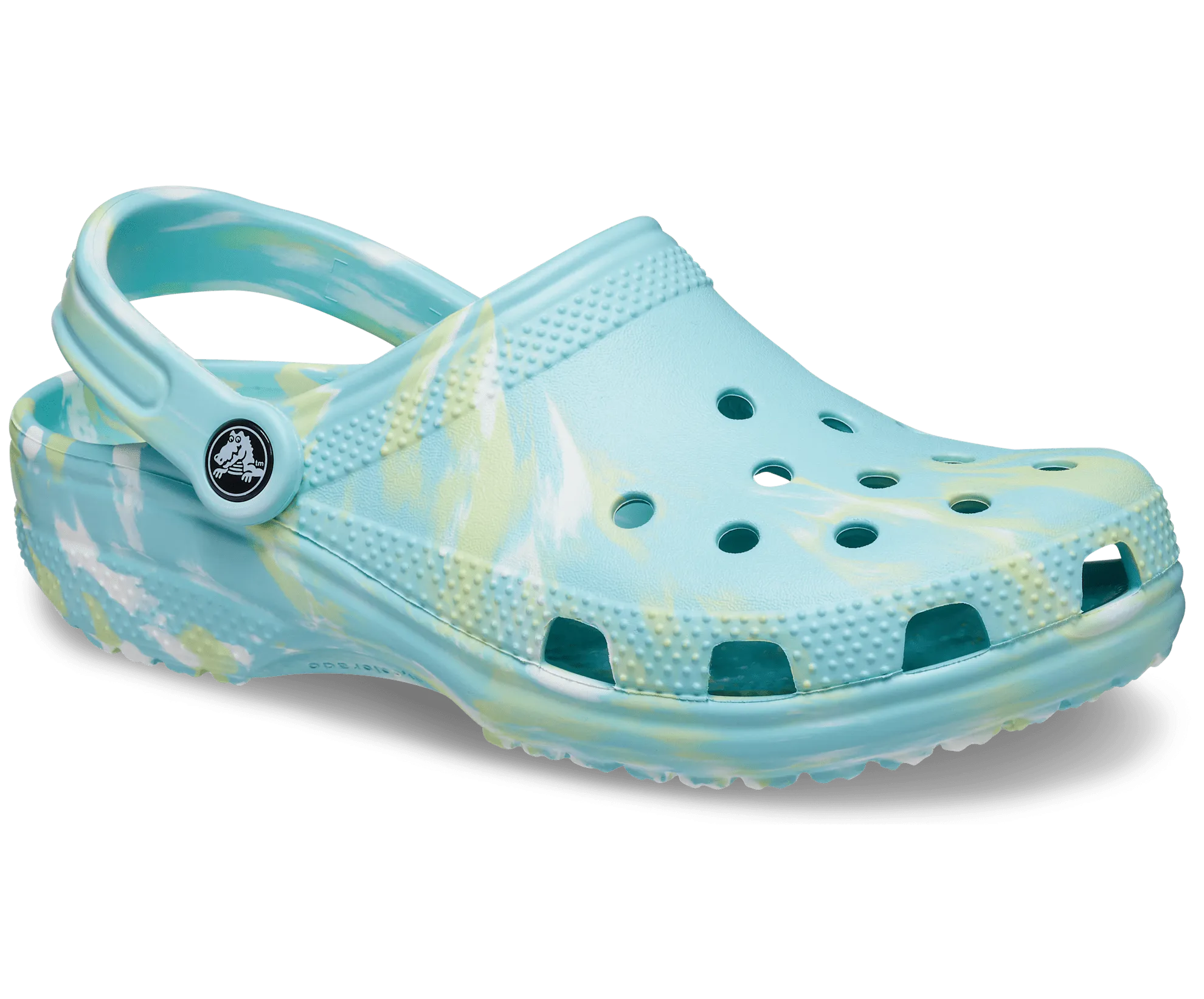 Crocs Unisex Classic Marbled Clog - Pure Water
