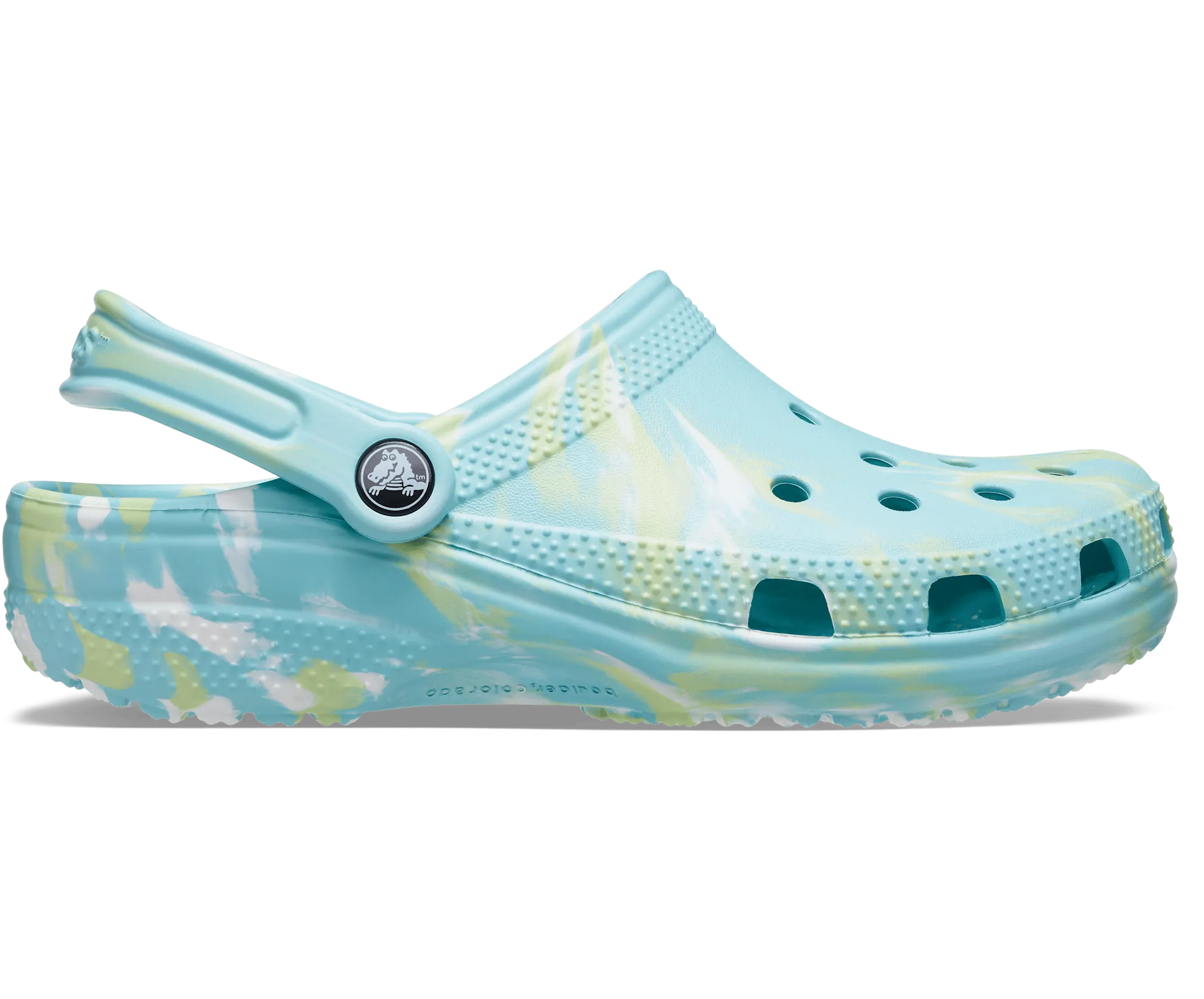Crocs Unisex Classic Marbled Clog - Pure Water