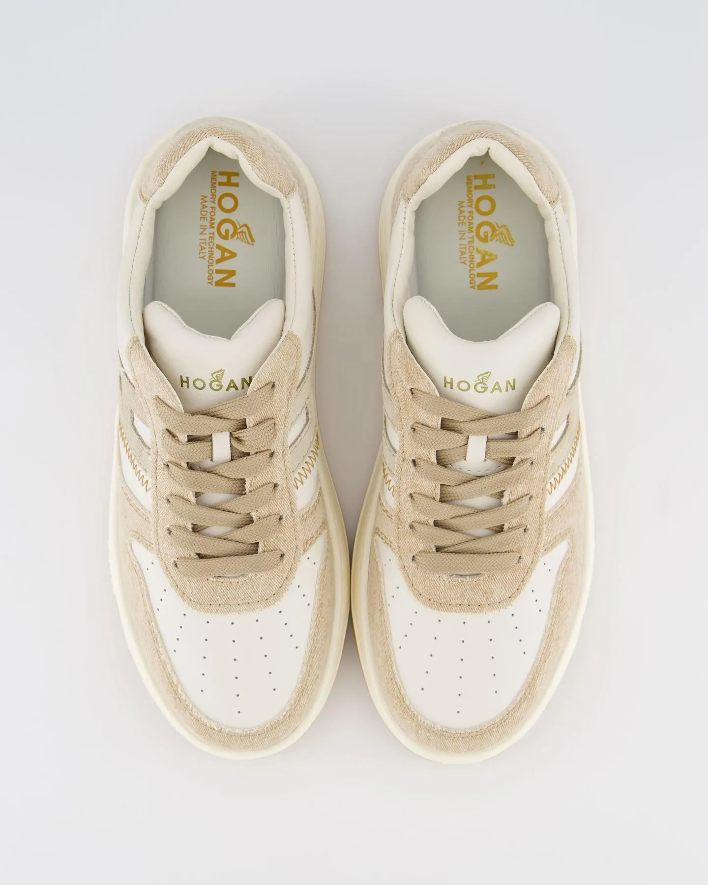 Dames H630 Sneaker Wit/Beige