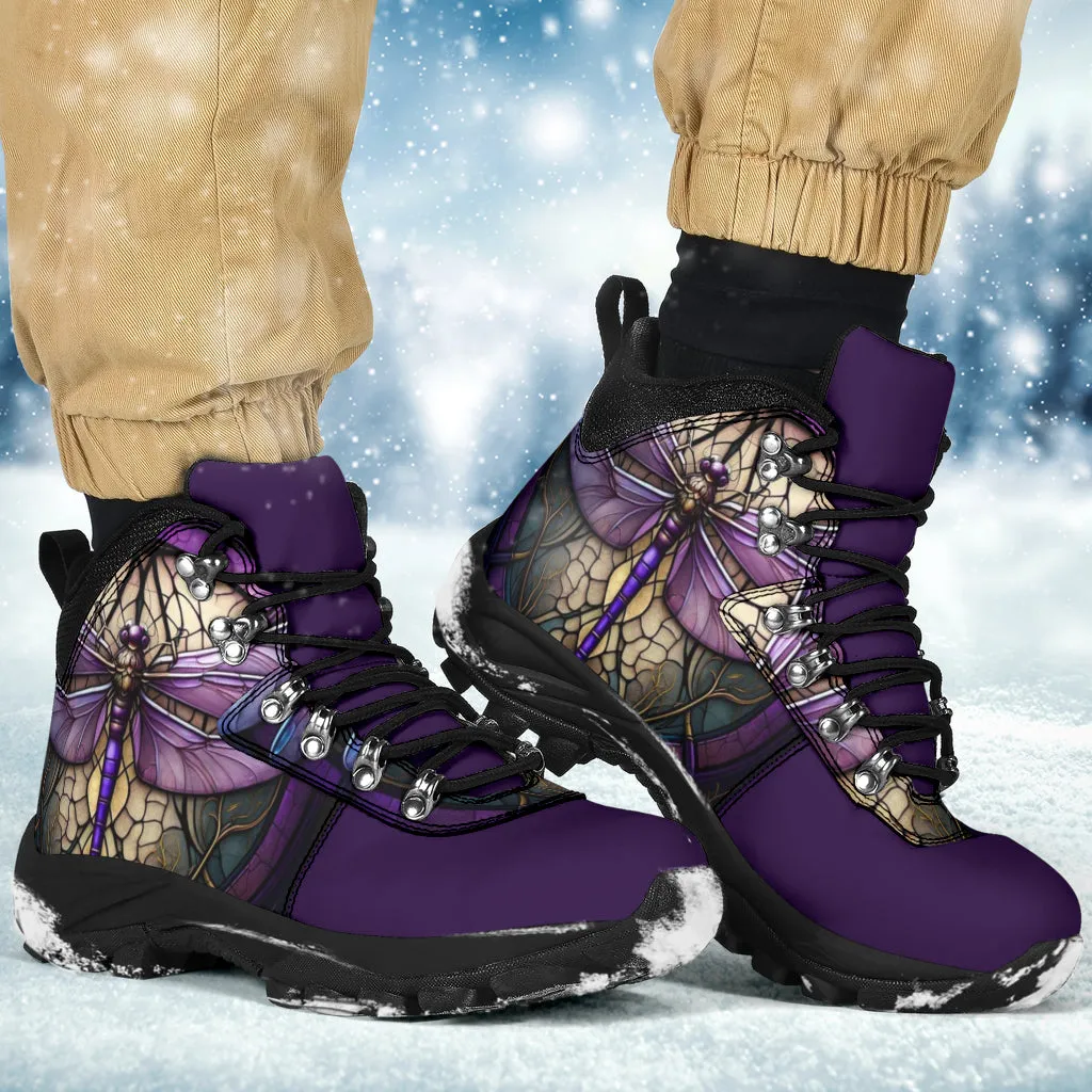 Dragonfly Purple Alpine Boots