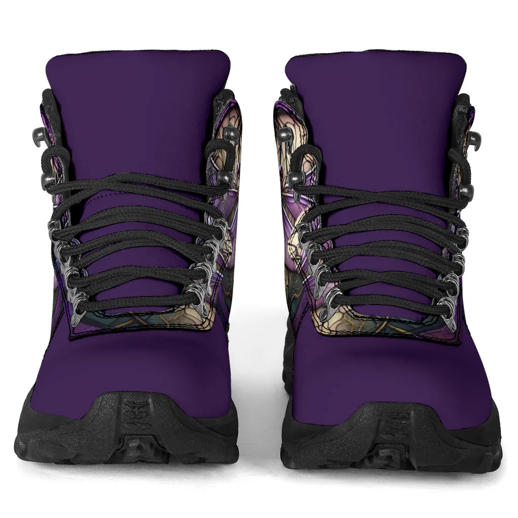 Dragonfly Purple Alpine Boots