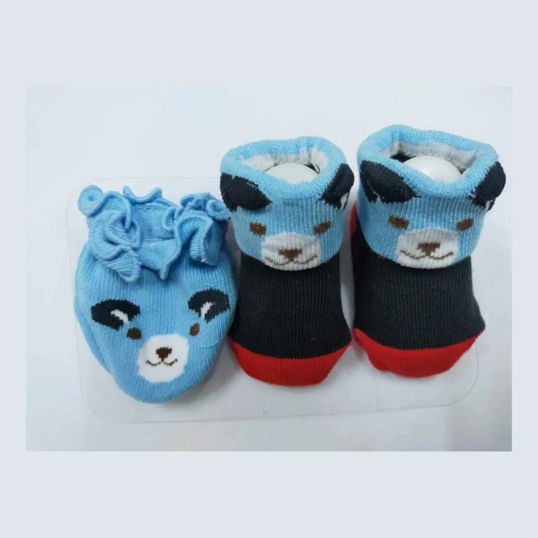 Earth Bebe Mitten & Booties Set