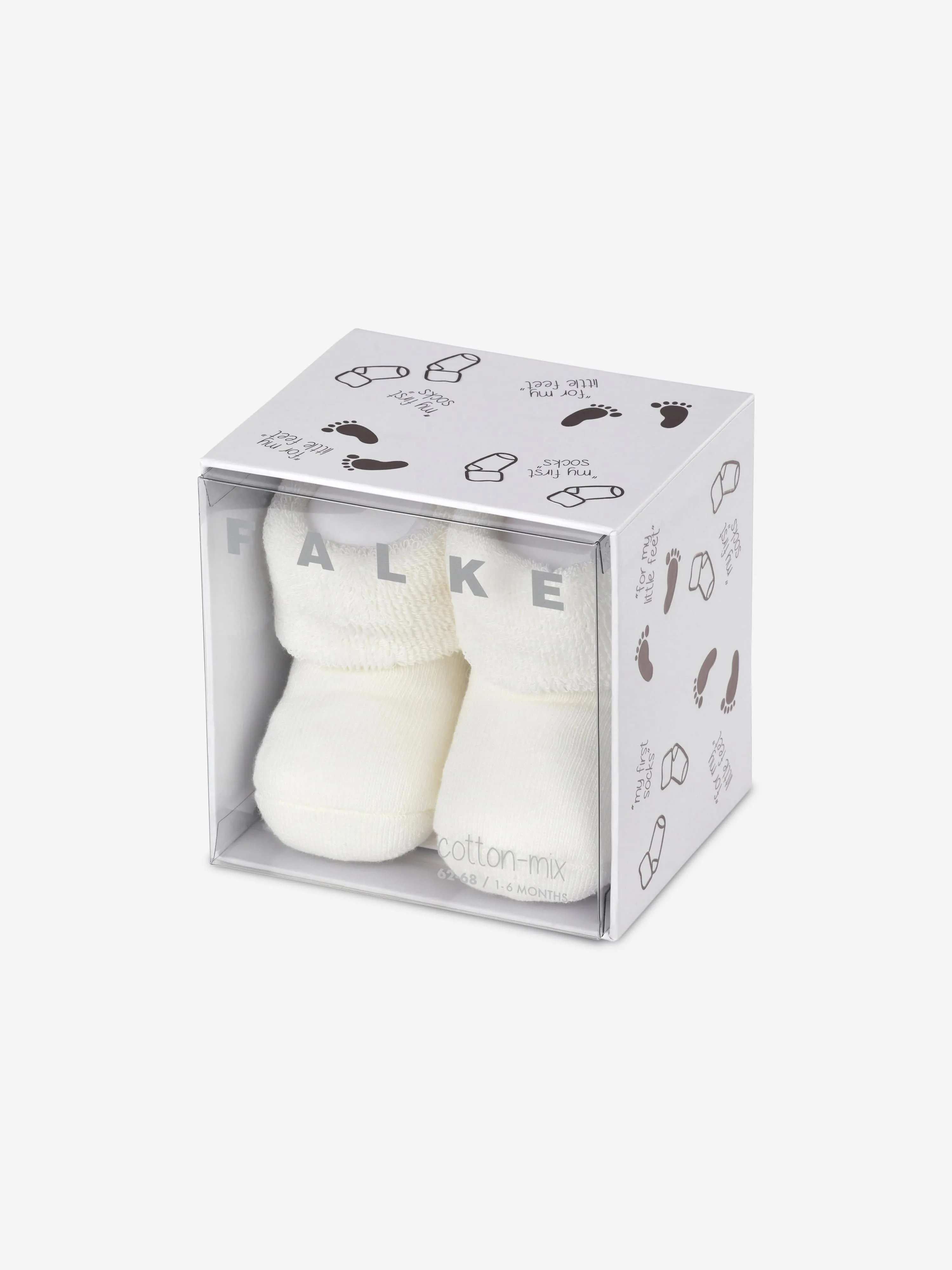 Falke Baby Erstling Socks Gift Box in Ivory