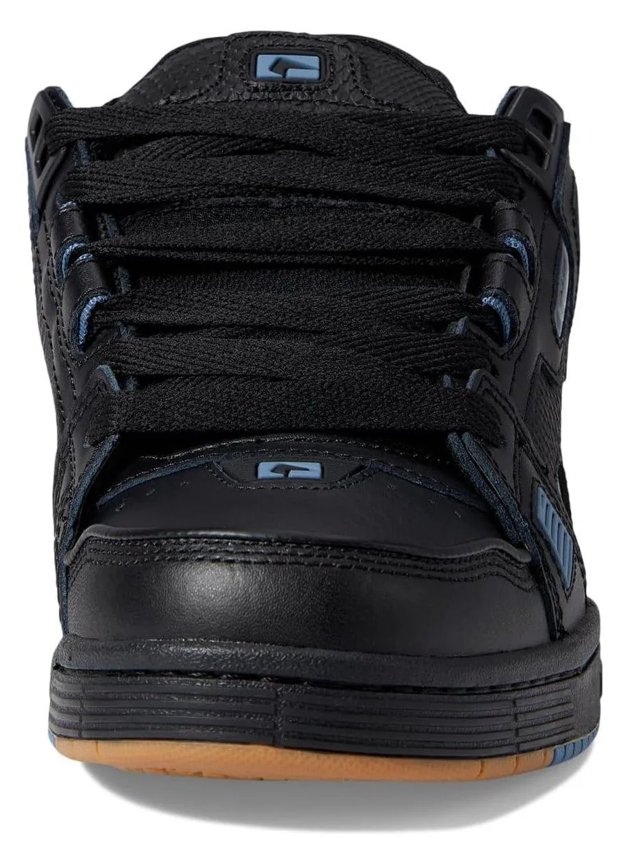 Globe Sabre Phantom Black Steel Mens Leather Skate Trainers