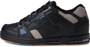 Globe Sabre Phantom Black Steel Mens Leather Skate Trainers