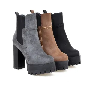 High Heel Ankle Boots