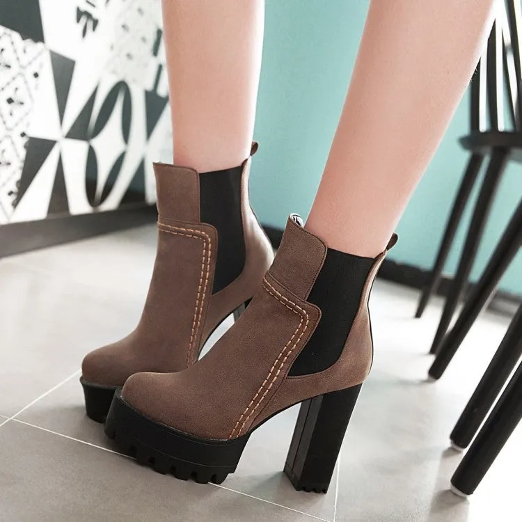 High Heel Ankle Boots