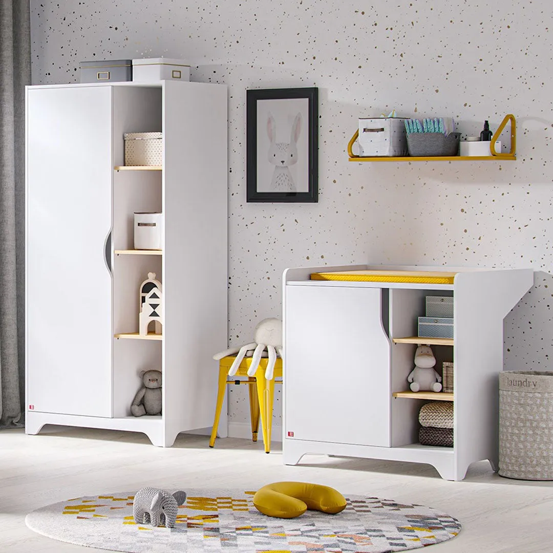 Leaf Dresser with changer - White