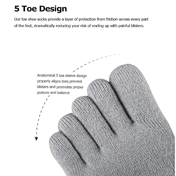 Lightweight Toe Socks