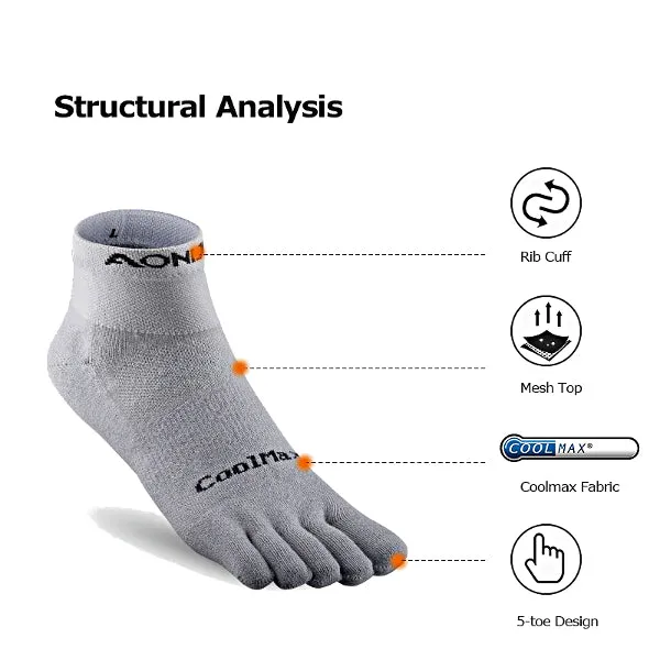 Lightweight Toe Socks