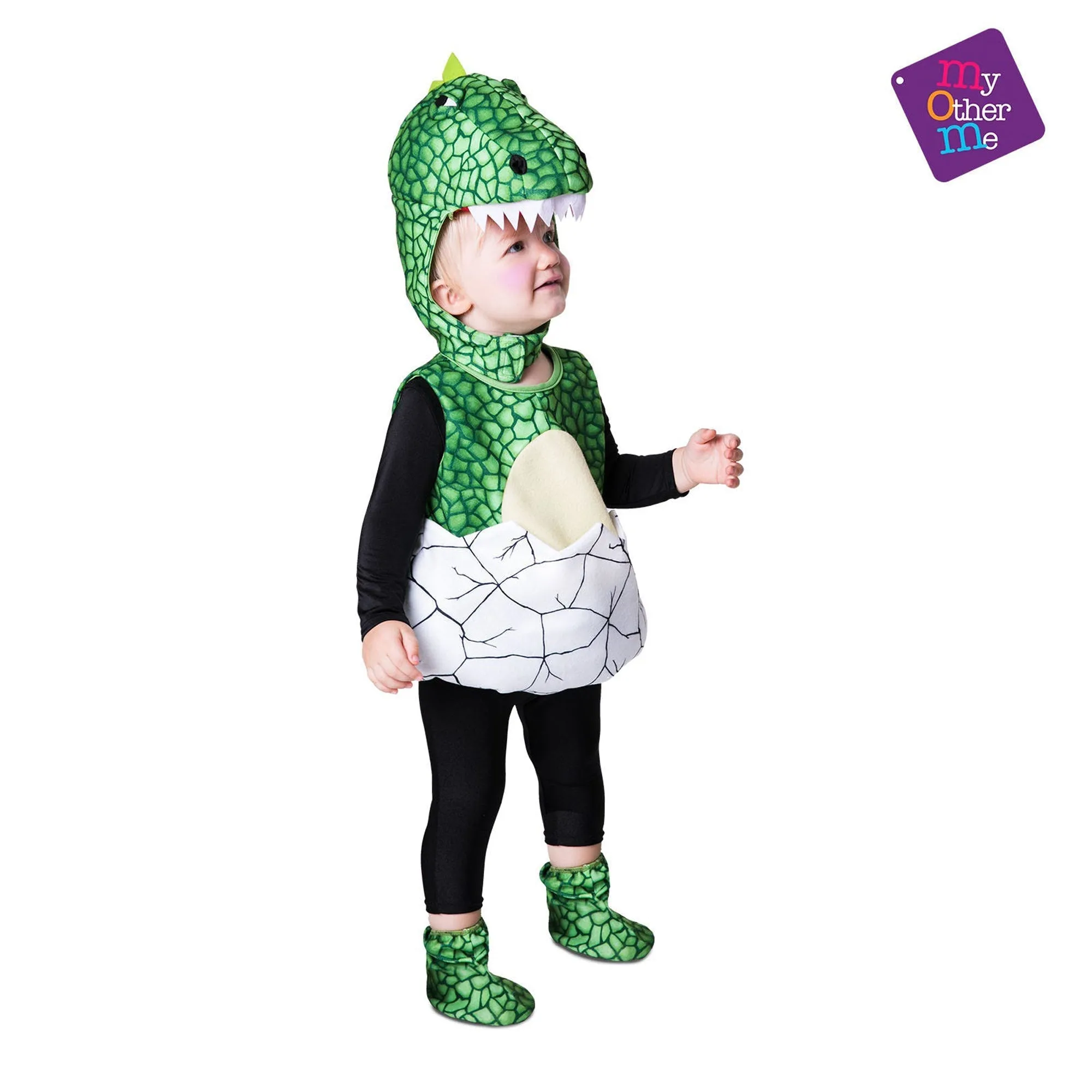 Little Dinosaure Costume for Babies, Green Egg Shell Jumpsuit