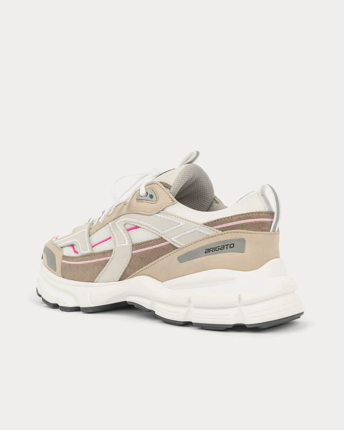 Marathon R-Trail Beige / Pink Low Top Sneakers