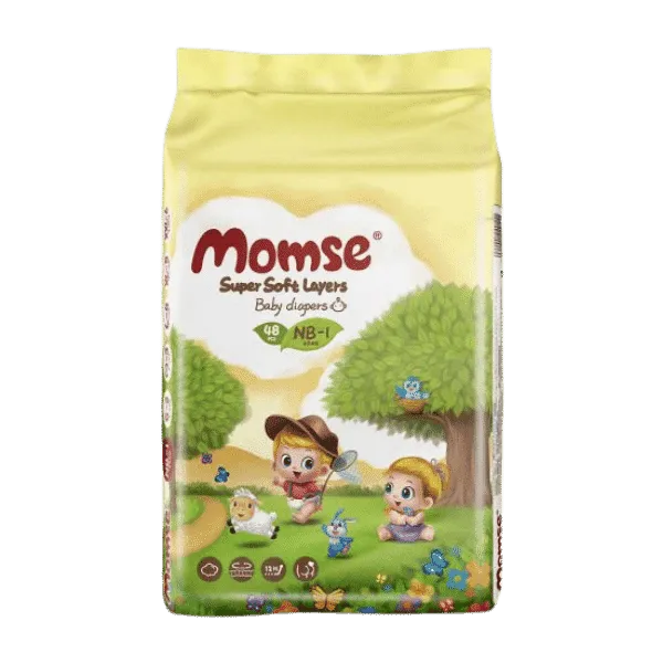 MOMSE DIAPERS ECONOMY PACK NEWBORN 1 48PCS