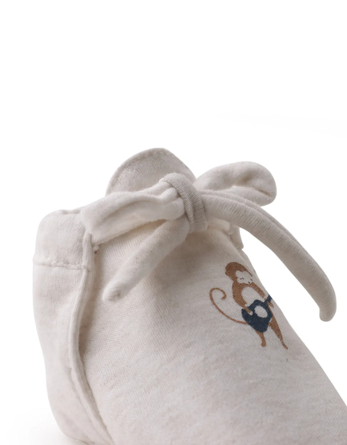 MONKEY PRINT BABY BOOTIES