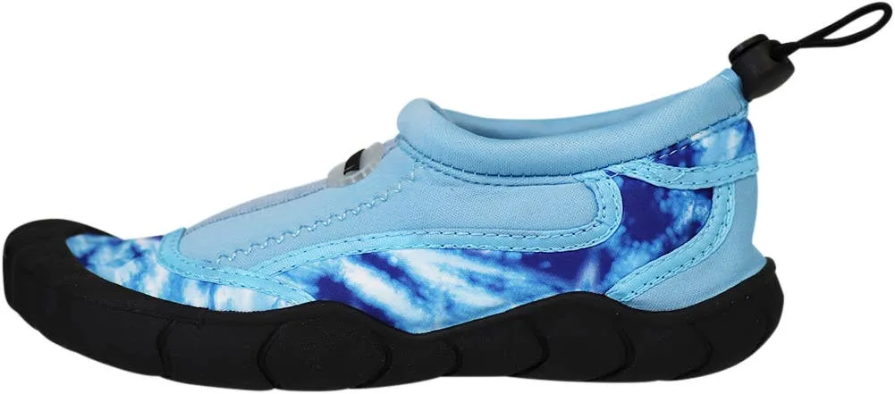 NORTY Boys 11-4 Light Blue Tie Dye Watershoe 38884