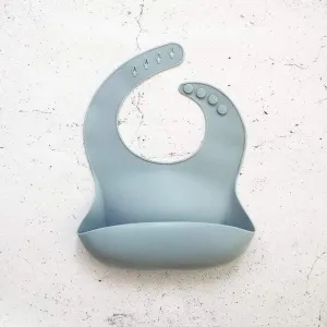 Over the Dandelions Silicone Bib- Rain