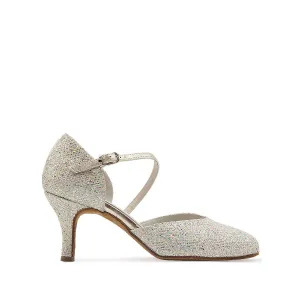 Paoul Abrazo Ladies Argentine Tango Dance Shoe with Diagonal Strap in Multiple Colors