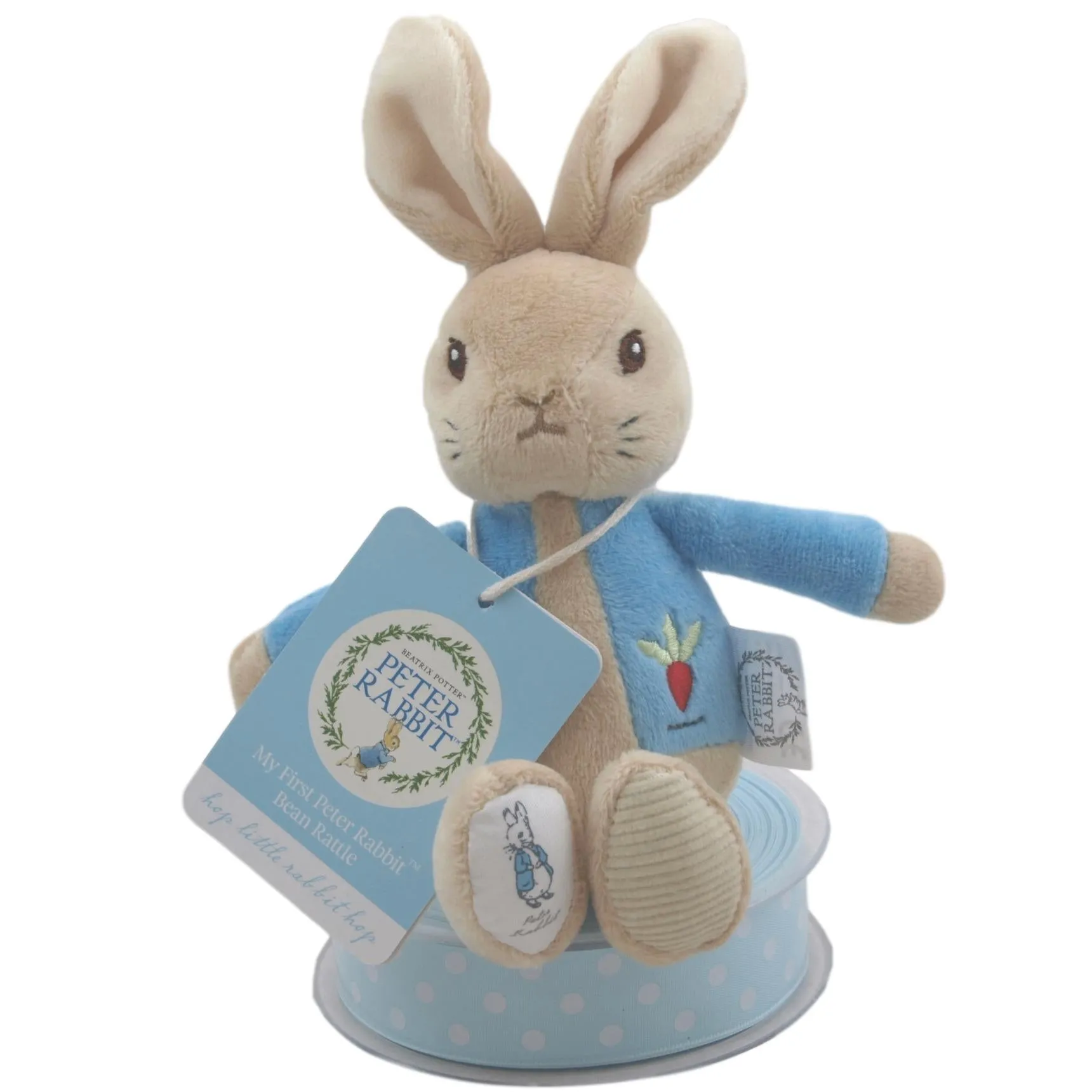 Peter Rabbit Baby Boy Nappy Cake with Booties