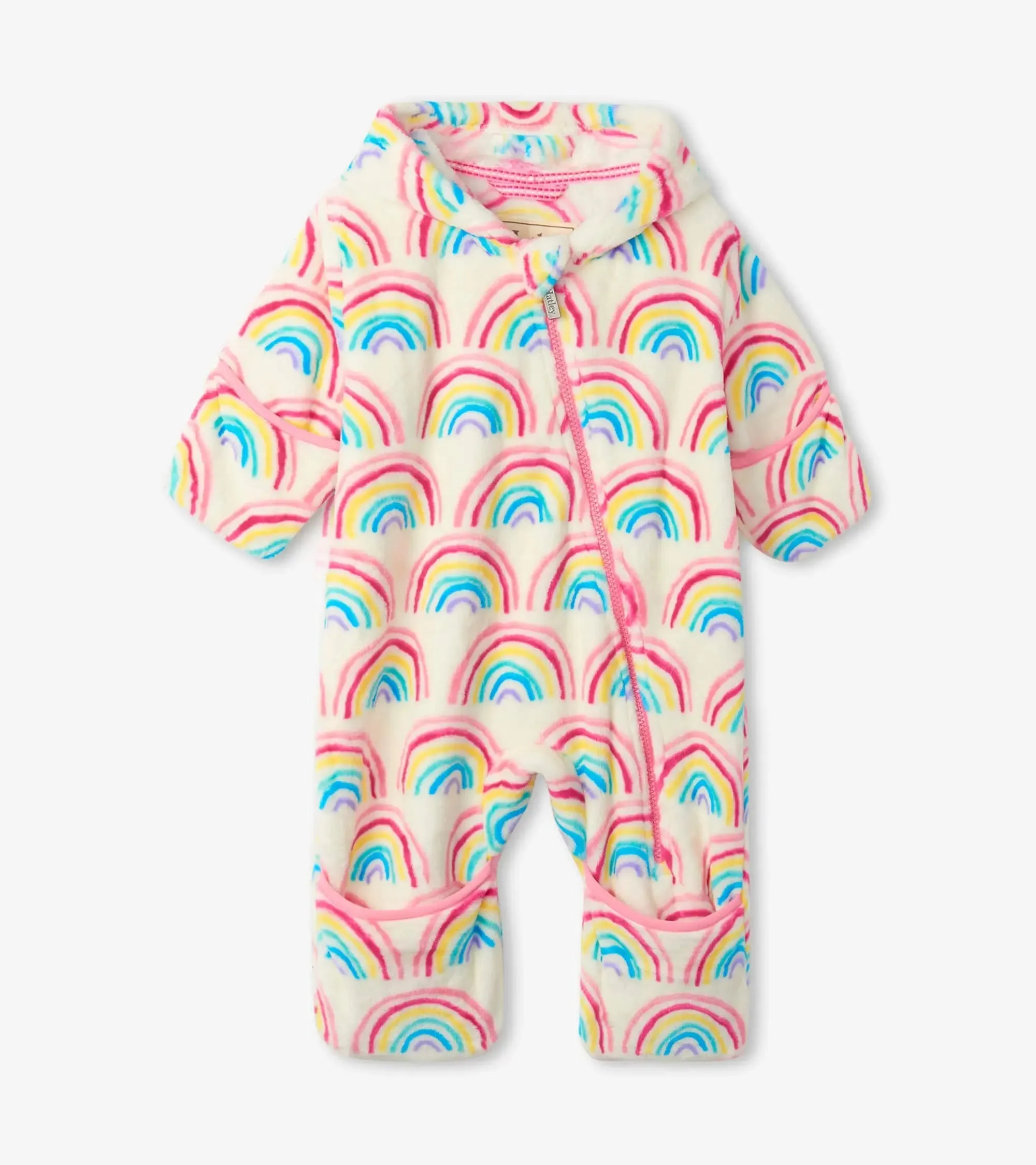 Pretty Rainbows Fuzzy Fleece Baby Bundler | Hatley
