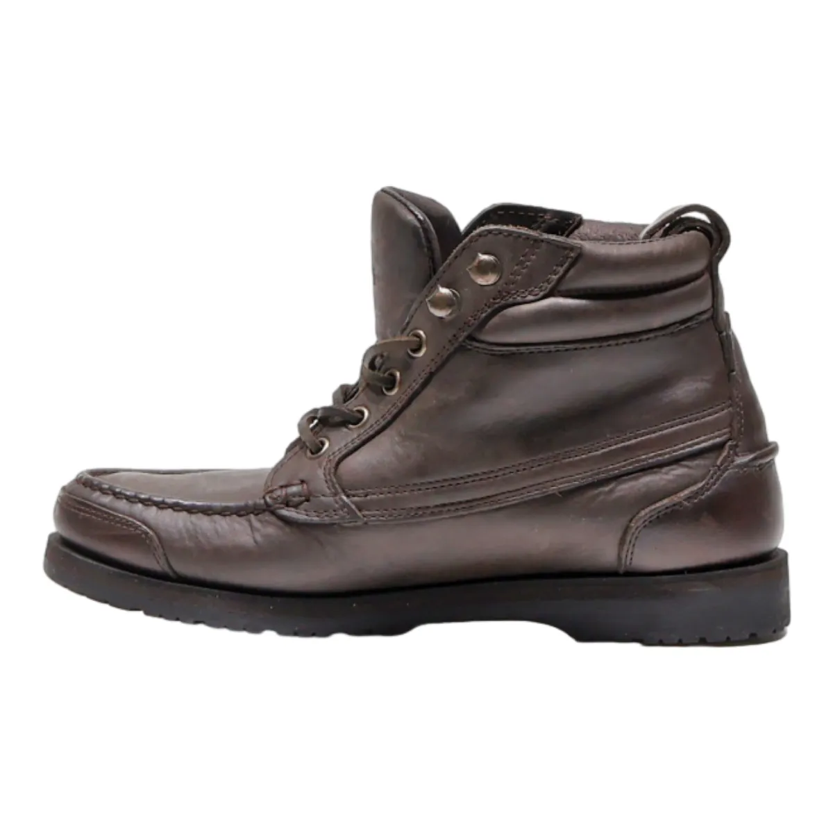 RJ. COLT Lace-Up Boots Brown Leather Womens UK 7