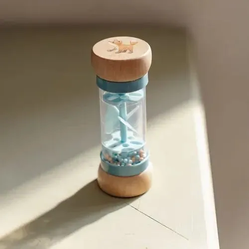 Sensory Baby Rain Rattle - Forest Friends